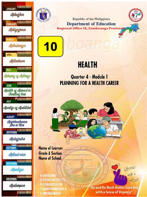 Grade 10 HEALTH Q4 Module 1 .